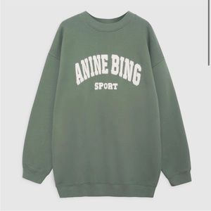 Anine bing Tyler sweatshirt in artichoke